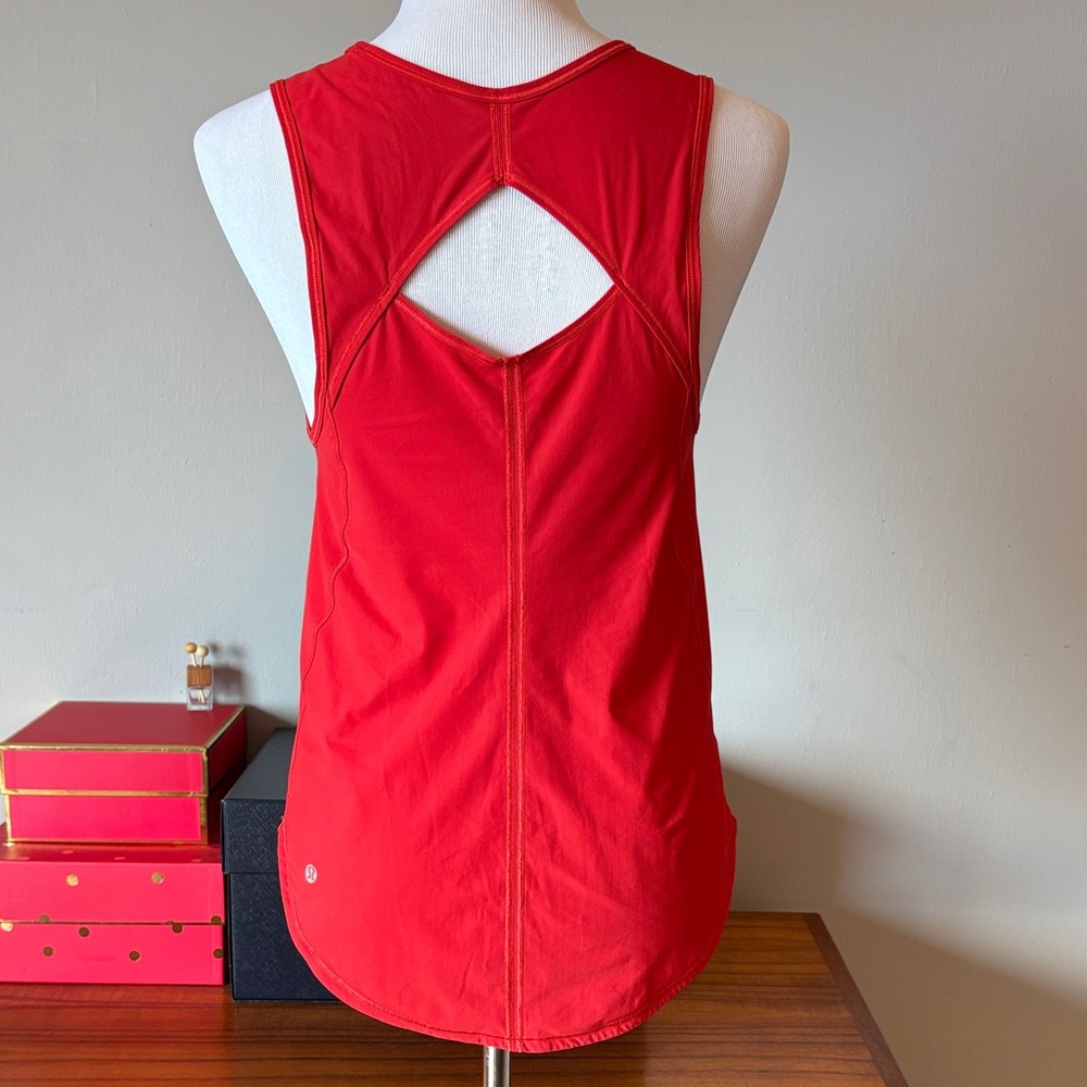 Lululemon Athletica Red Tank Top - Picture 3 of 5